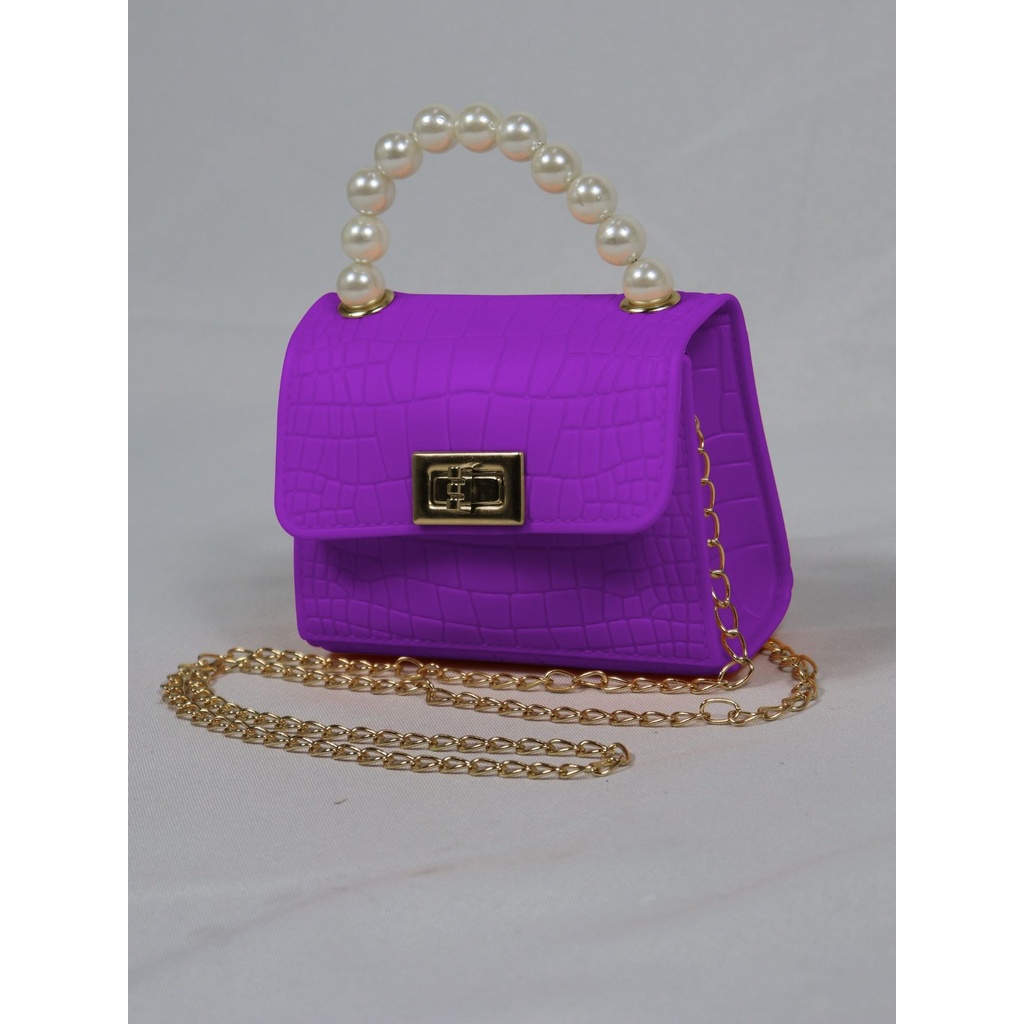 Bolsinha  Feminina  Infantil Luxo Festa Mini Blogueirinha Moda Silicone em Oferta na Shopee
