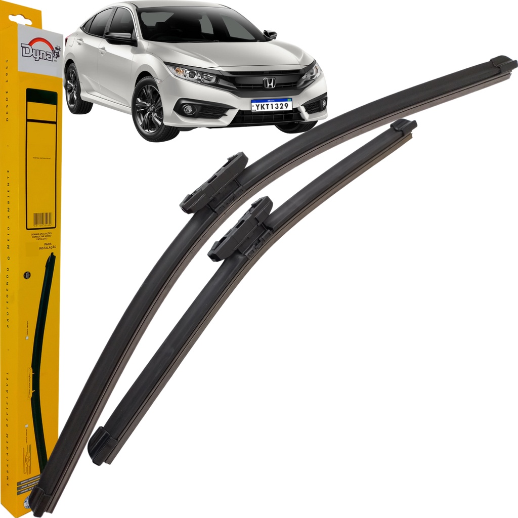 Par Palhetas Dianteiras Original Dyna New Civic 2017 a 2021