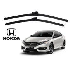 Par Palheta Limpador Parabrisa Dianteiro Honda Civic 2018 2019 2020 2021