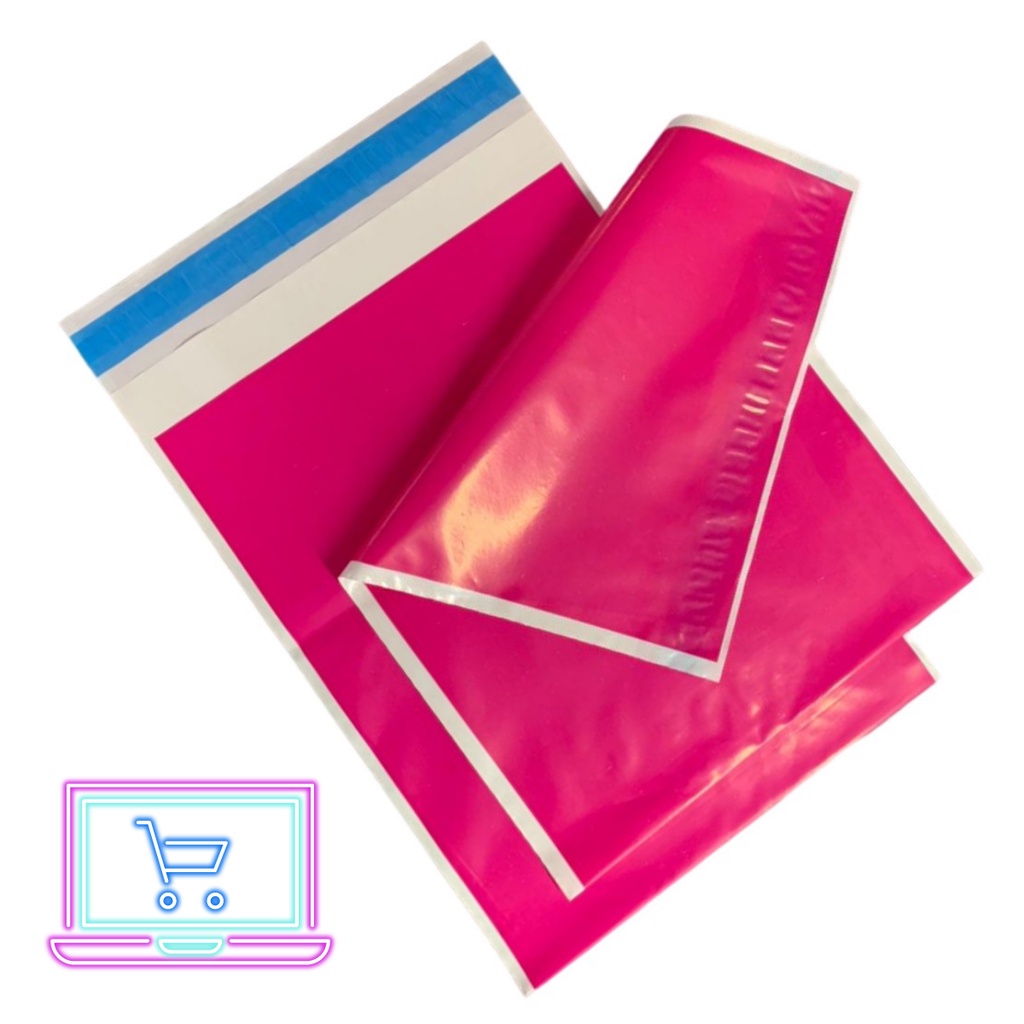 40 Envelope Plástico segurança correios 32x40 Rosa Pink