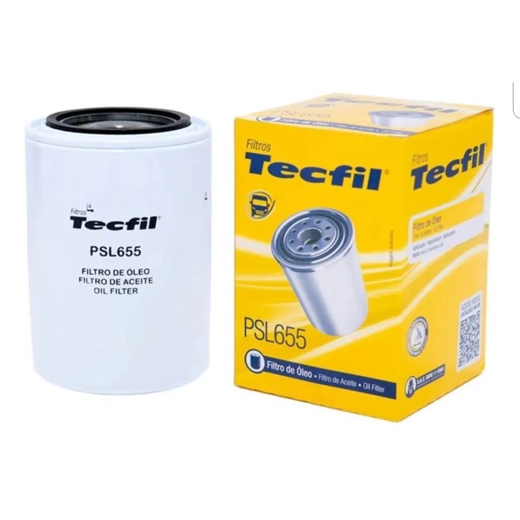 FILTRO DE ÓLEO TECFIL PSL655 DAILY, DUCATO, JUMPER, BOXER em Oferta na Shopee