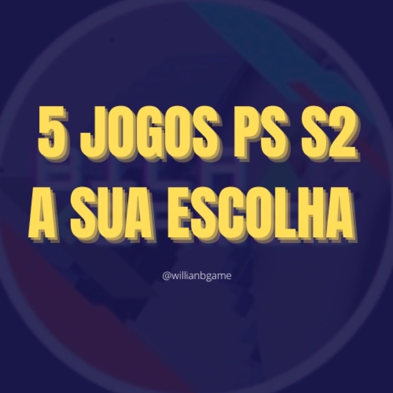 5 jogos Play 2 a sua escolha - Desconto no Preço