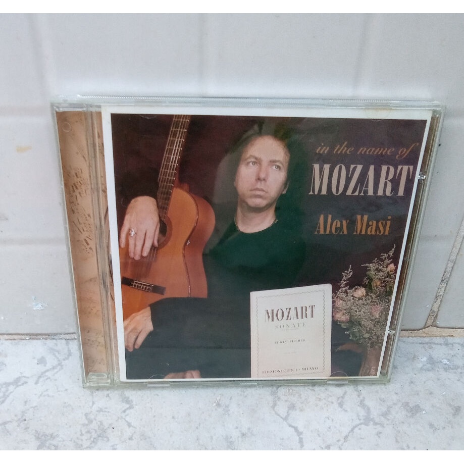 CD Alex Masi – In The Name Of Mozart - guitarrista - selo Hellion Records