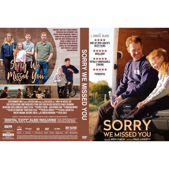 Você Não Estava Aqui / Sorry We Missed You  (2019) Ken Loach Hd Legendado Dvd