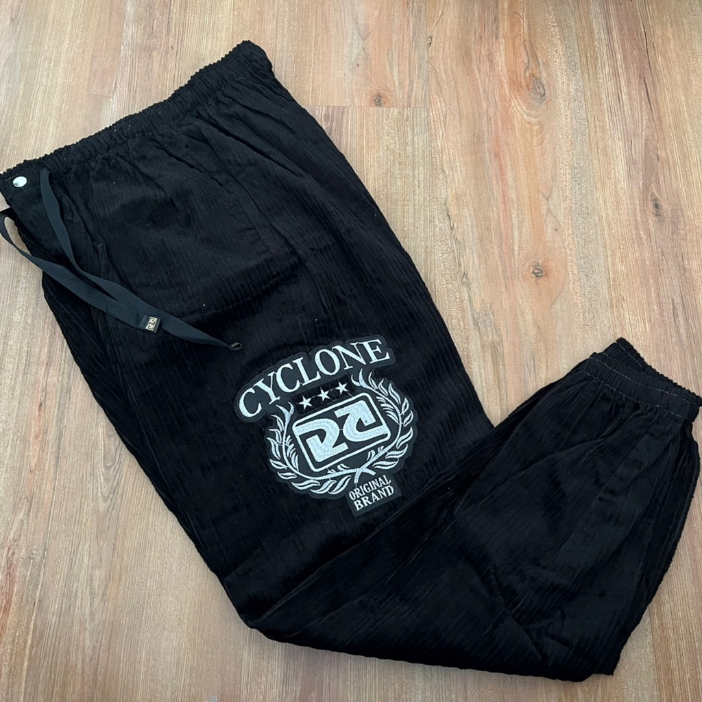 Calça de veludo store cyclone