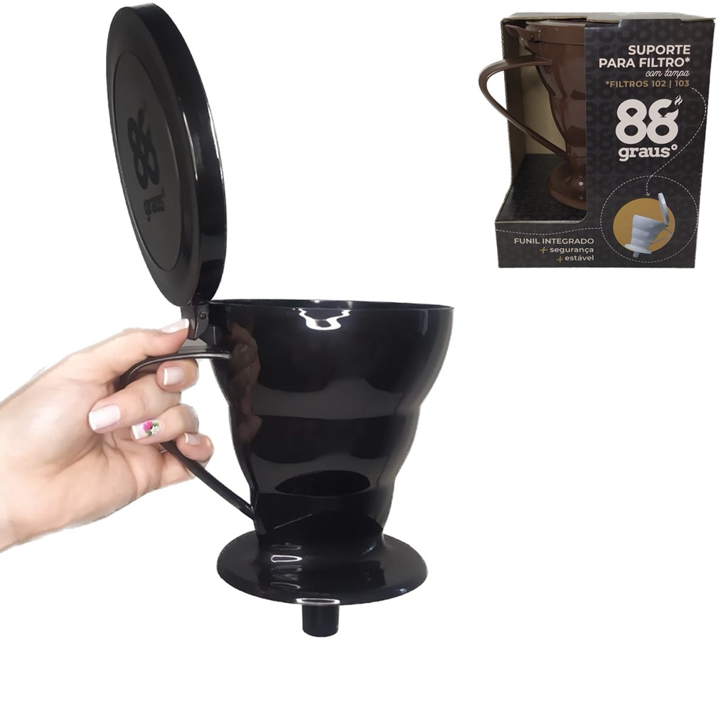Suporte Para Coador De Café Com Tampa 102/ 103