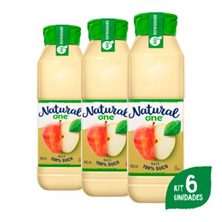 Pack Com 6 Sucos de Maçã Ambiente 900ml Natural One