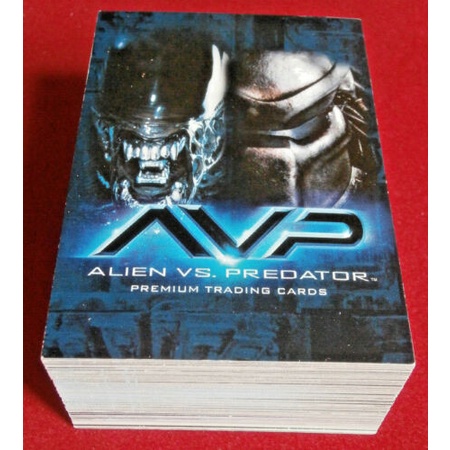 Cartas do filme Alien vs Predador AvP Premium Trading Cards 2004(90 Cartas)