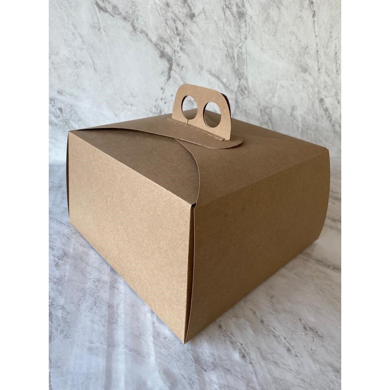 25 Caixas para torta 25x25x13 , modelo maleta em Oferta na Shopee