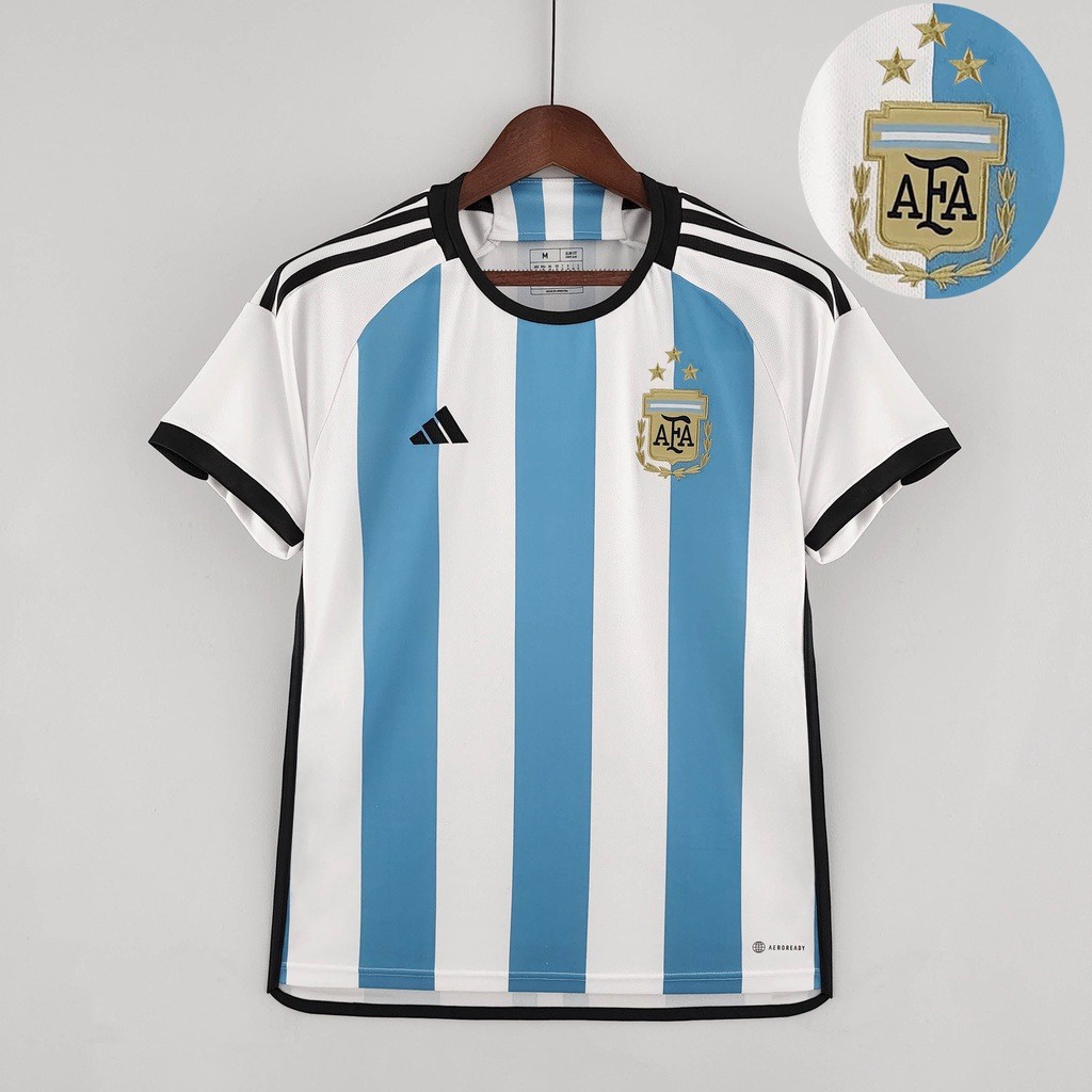 CAMISA ARGENTINA 2023 3 ESTRELAS PERSONALIZAVEL