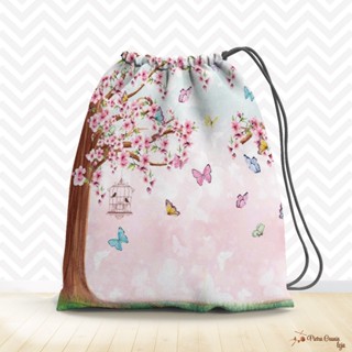 Kit com 5, 10 ou 15 unid. Saquinho Surpresa Jardim Encantado/ Jardim das Borboletas/ Tam. ...