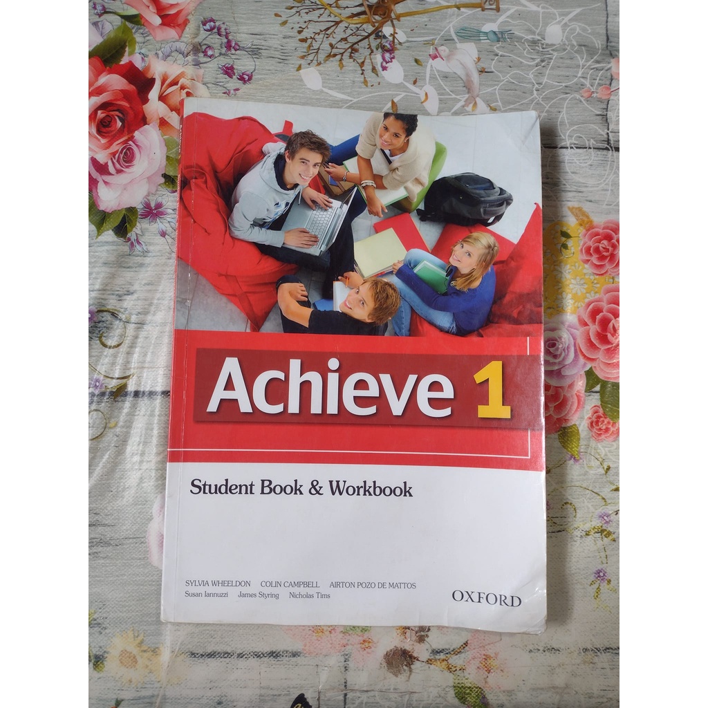 Achieve 1 student book & workbook Sylvia Wheeldon livro inglês do aluno english oxford