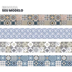 Faixa Adesiva Decorativa Vinil 100 X 15 cm Decoração Papel de Parede Cozinha
