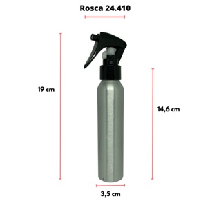 1 Frascos de Alumínio 100ml C/ Mini Gatilho Borrifador em Oferta na Shopee