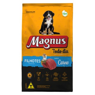 Ração Magnus Cão Todo Dia Filhote Premium Sabor Carne Sem Conservantes 10,1 kg