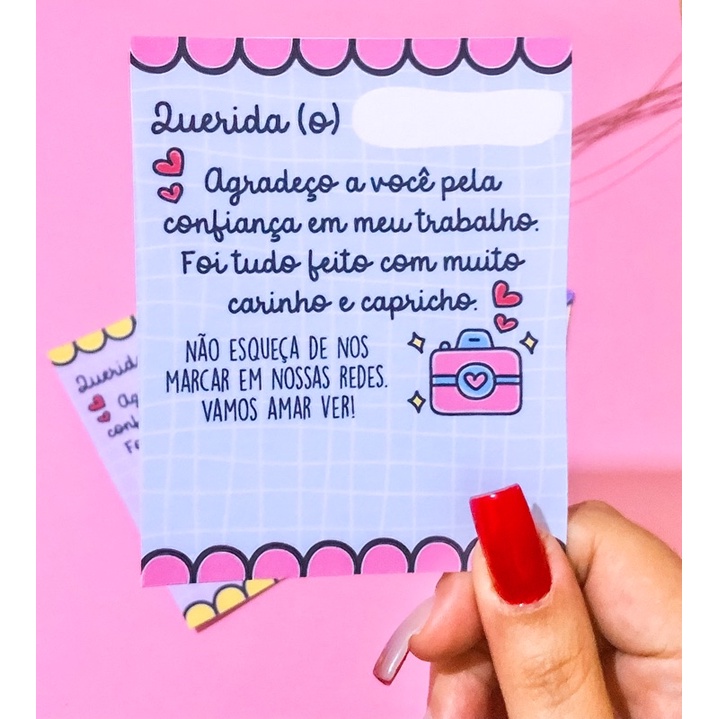 Carta De Agradecimento Ao Cliente Shopee Brasil