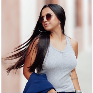 Blusa Regata feminina ribana canelada com elasticidade alça larga ótima qualidade fresquinha ideal para qualquer ocasião