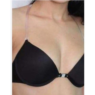 Sutiã Costa Nua Com Bojo E Alça De Silicone Nos pescoço Removível Feminino Cod.1576