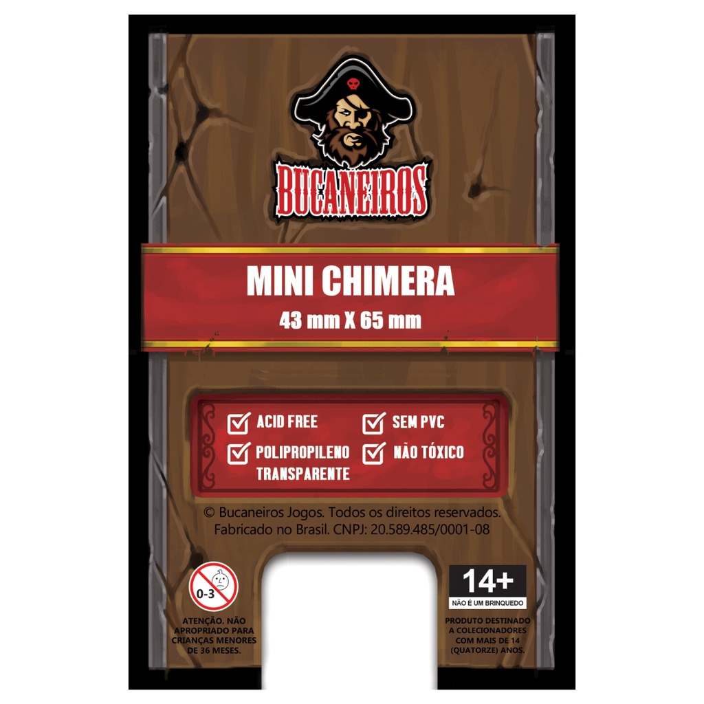 Sleeves / Shields Mini Chimera Bucaneiros 43 X 65mm Everdell