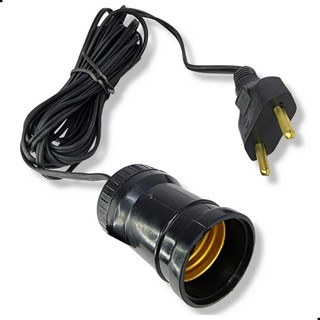 Extensao 5 Metros Com Bocal E27 Lampada Padrao Bivolt 127/220v Liga/Desliga