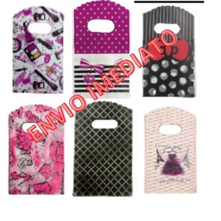Sacola Plástica Estampada Sorriso Boca de Palhaço Tamanho 9x15 c/100 Peças Modelos Á Escolher em Oferta na Shopee