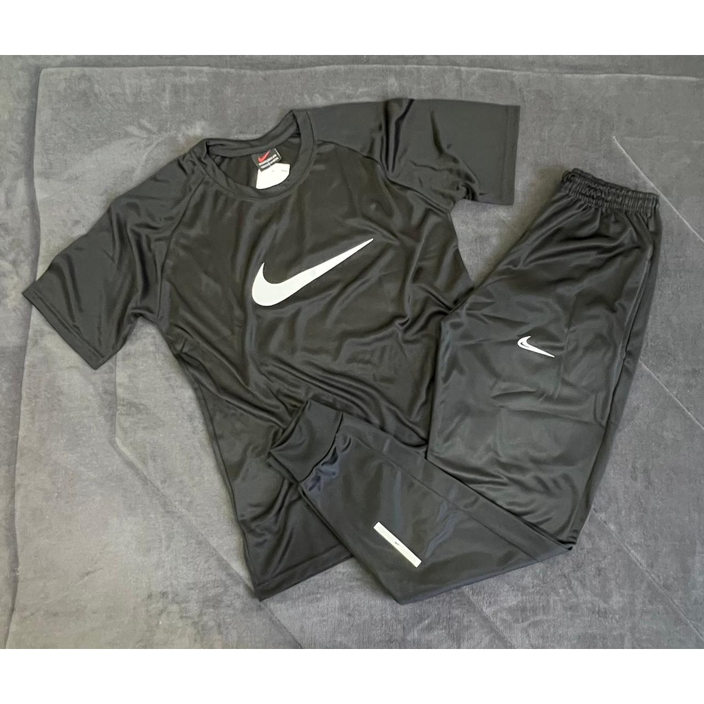 Kit Masculino Dri Fit Camiseta Nike Símbolo Grande + Calça Refletiva Nike -  Escorrega o Preço