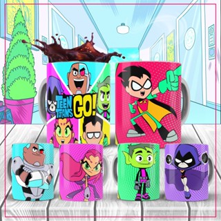 caneca personalizada jovens titans 325ml vários modelos em Oferta na Shopee