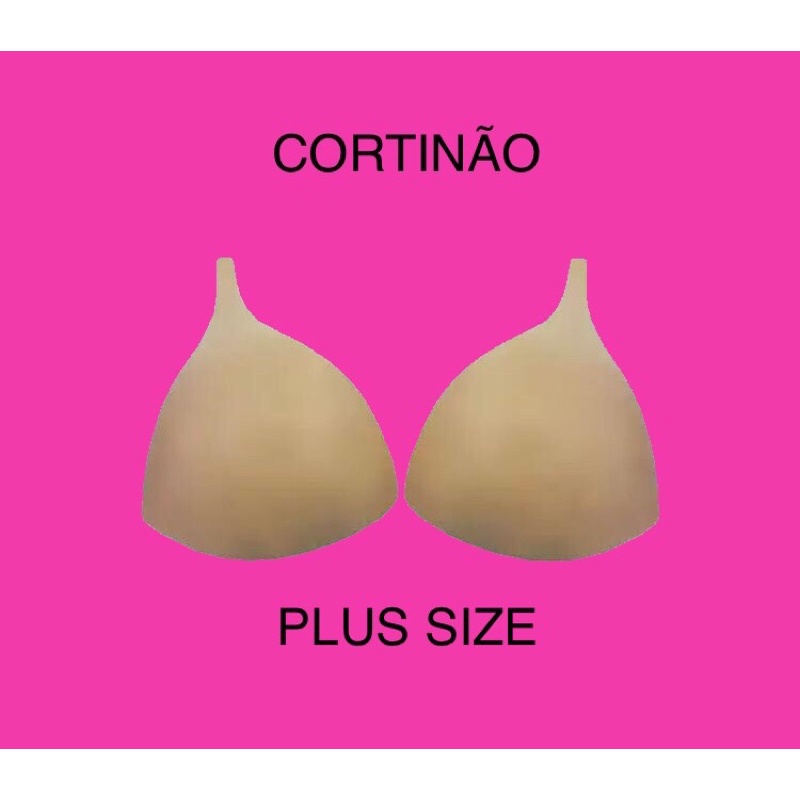 Bojo Plus Size cortinão (1 Par) tamanhos 48, 50, 52, 54