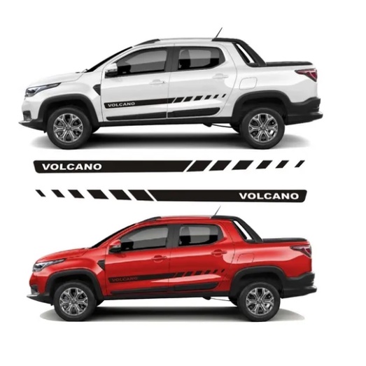 Faixa Nova Strada Volcano Fri4 Adesivo Lateral Colante Fita 172 cm em Oferta na Shopee