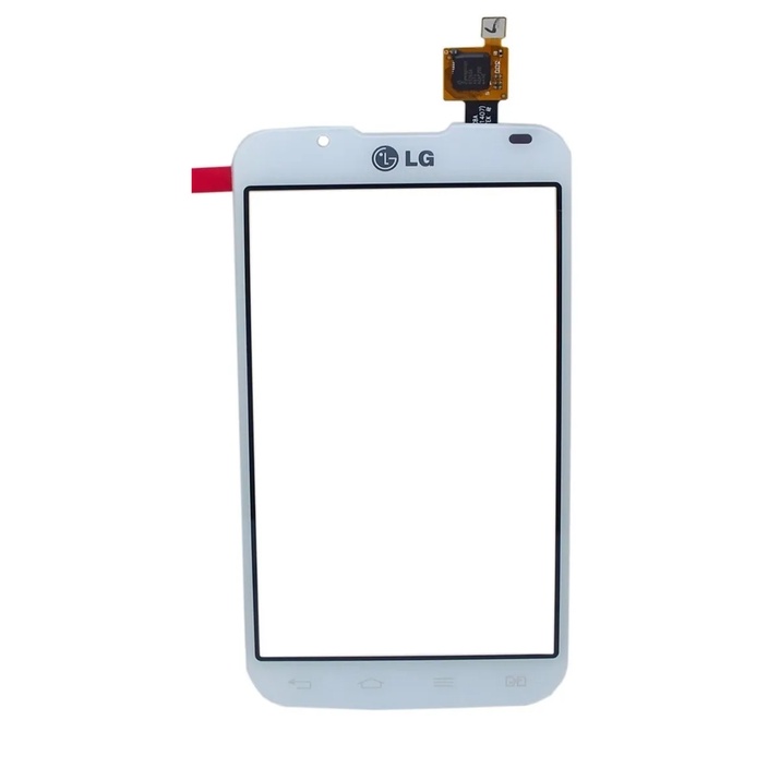 Peça Tela Vidro Touch compatível com LG Optimus L7 II P715 / P716 Dual - Branco