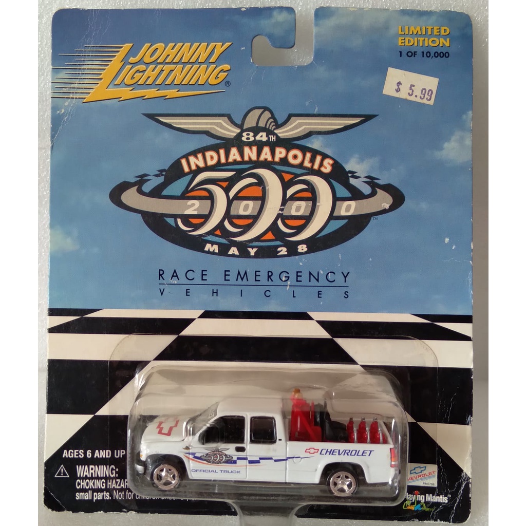 Johnny Lightning pickup 2000 Chevrolet Silverado Race Emergency Indianapolis