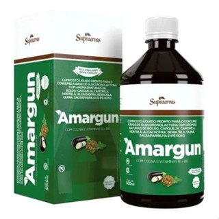 Amargun 500ml supraervas - Melhor digestão ( Diversos sabores ) - Menos Azia