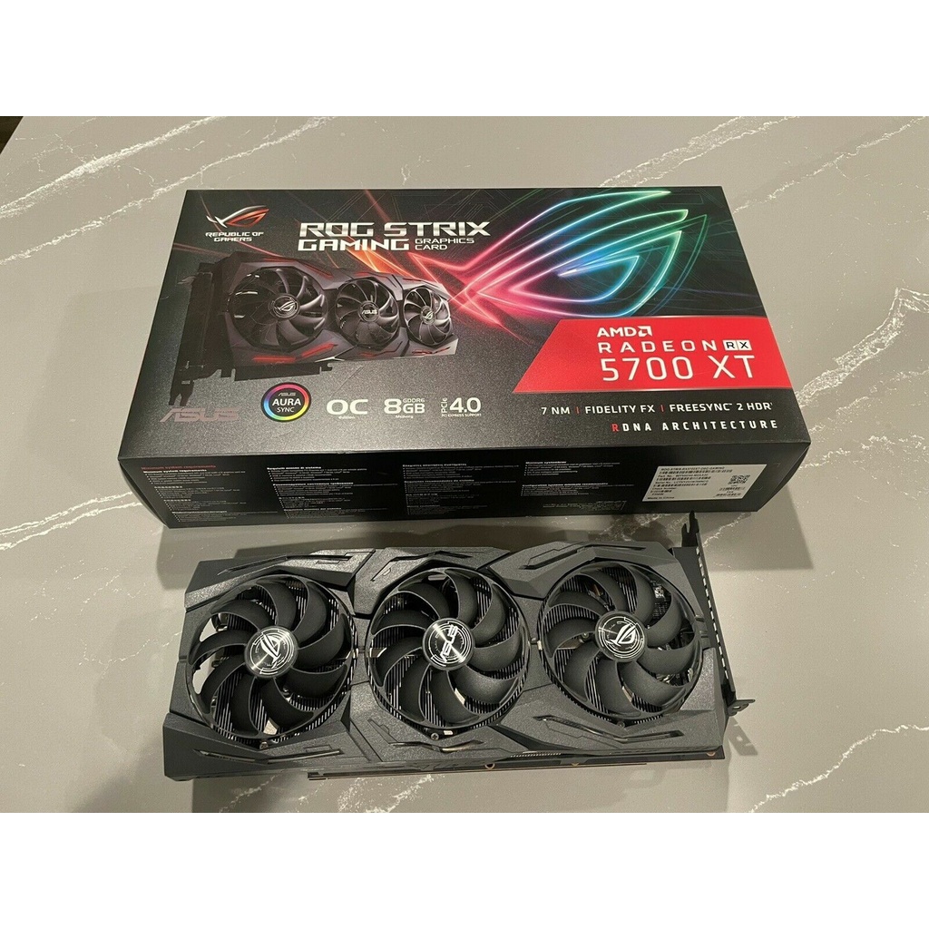 ASUS ROG Strix Gaming Radeon RX 5700 XT OC 8GB GDDR6 Graphics Card ...