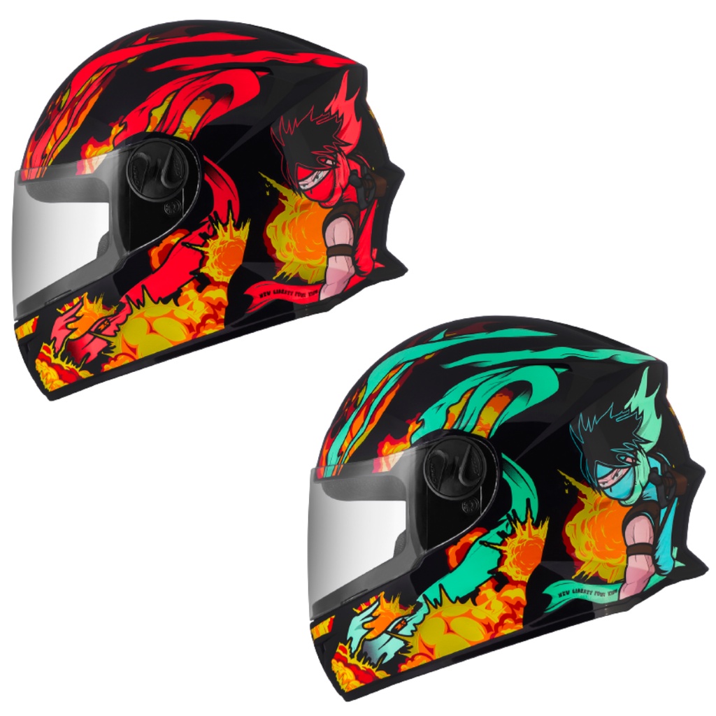 Capacete Fechado Infantil Pro Tork  Liberty Four Kids Combustion em Oferta na Shopee