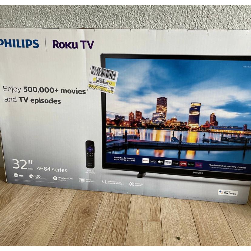 Brand New Philips - 32-inches LCD HD Smart TV - New In Box | Shopee Brasil
