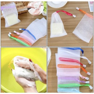 3PCS Esponja para banho de fibras  Tome um banho Sabão
