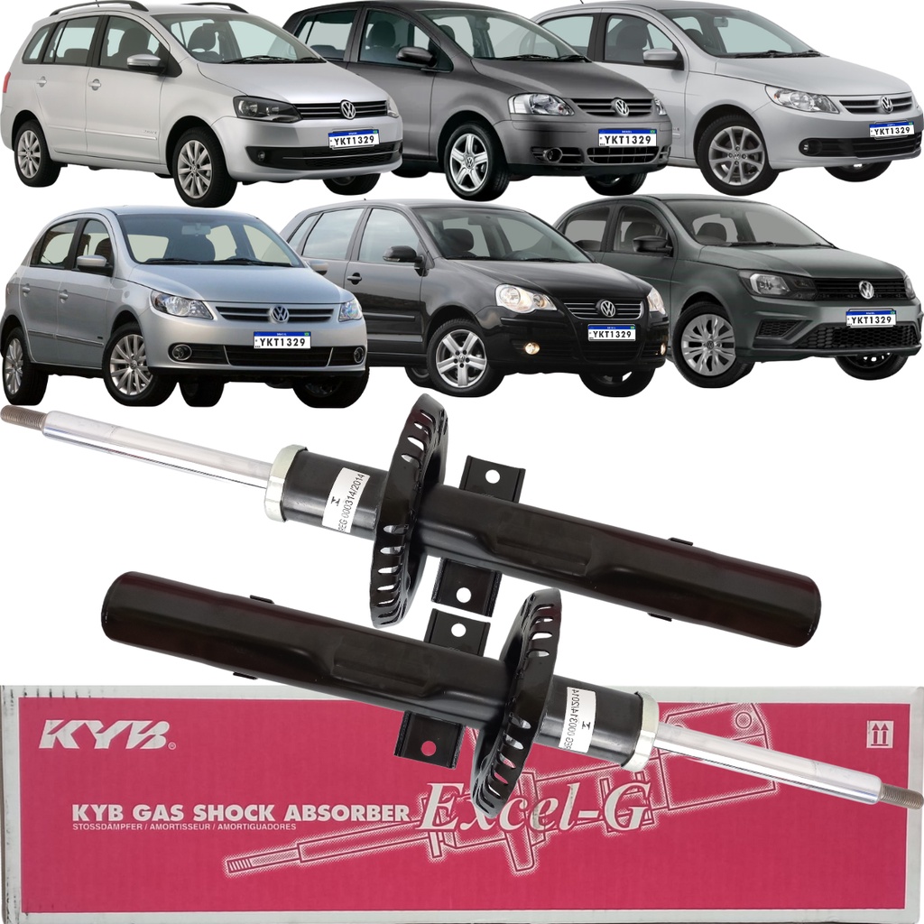 Par Amortecedor Dianteiro KYB Gol Voyage G5 G6 G7 Fox Polo em Oferta na Shopee