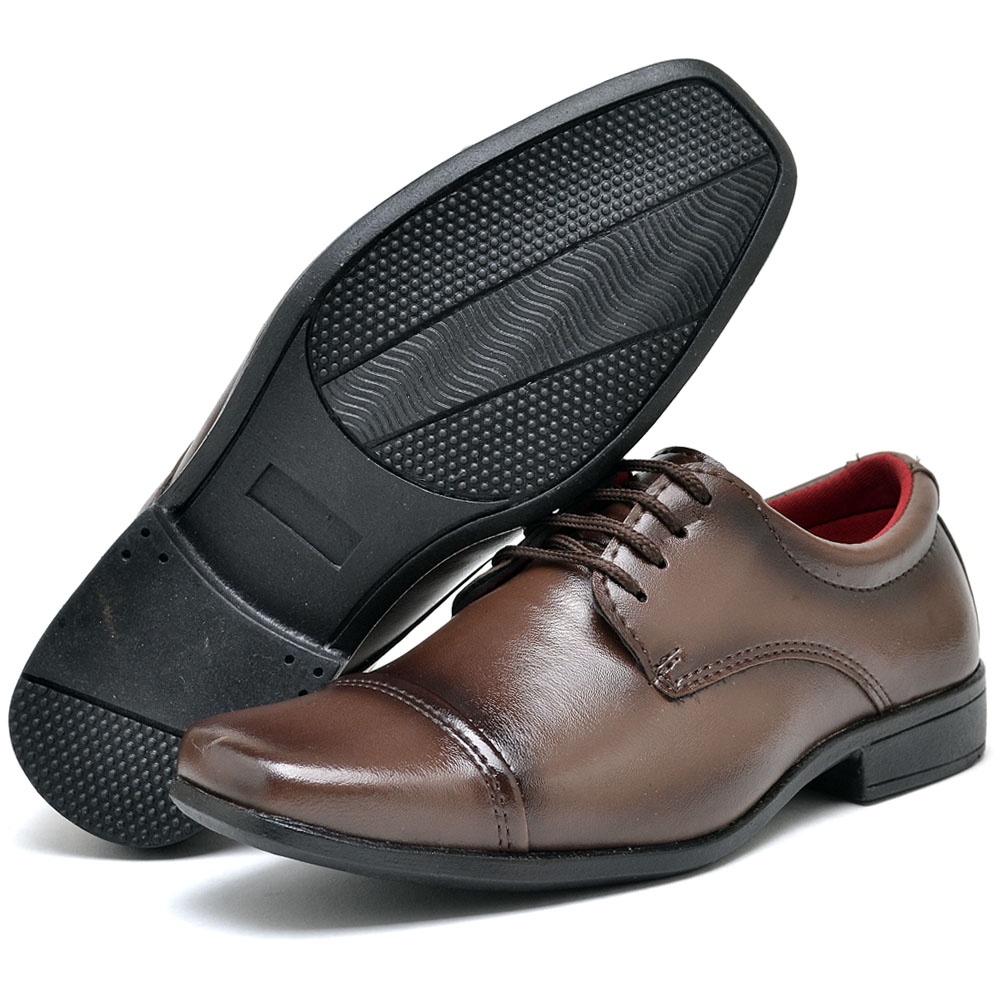 Sapato Social Infantil Menino De Amarração Calce Fácil Casamento Pajem Formatura Envio Entrega Rápida