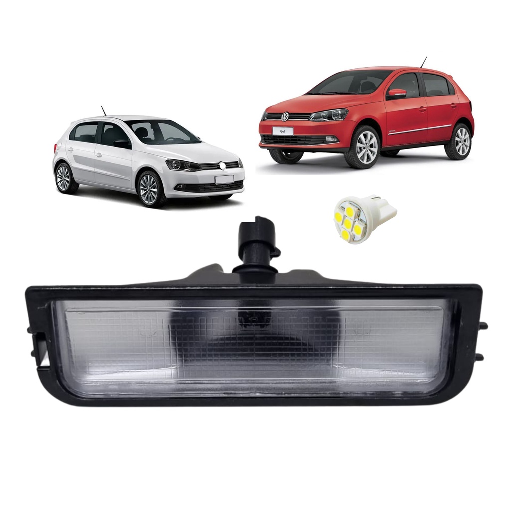 Lanterna Luz De Placa + Lampada Led Fox Voyage Gol G5 G6 Volkswagen em Oferta na Shopee