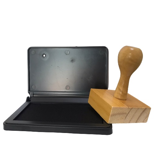 KIT CARIMBO PERSONALIZADO 4X4 CM PARA SACOLAS, SACOS KRAFT em Oferta na Shopee