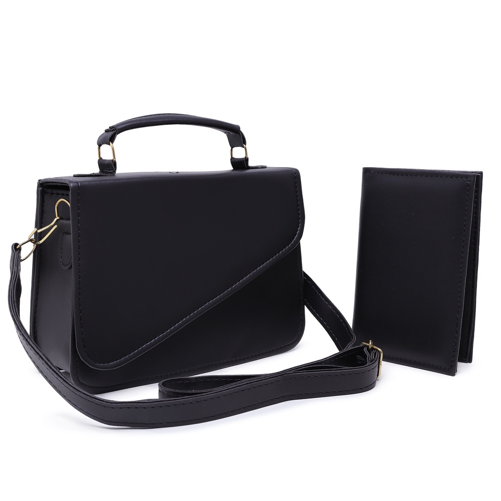 Bolsa Feminina Pequena de Lado e Transversal Lolita com Carteira Slim Lançamento em Oferta na Shopee