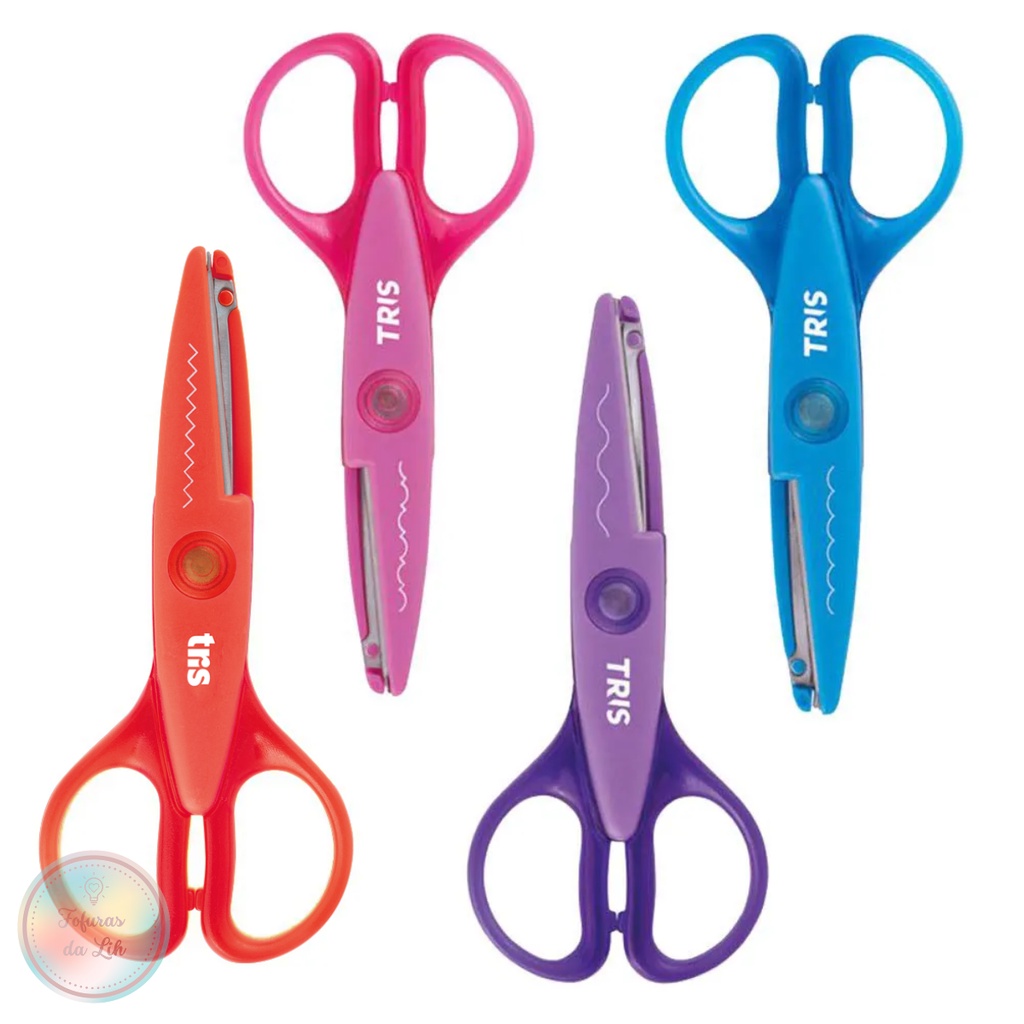 Tesoura artística de picotar - Tris em Oferta na Shopee