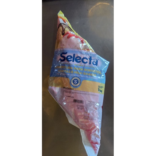 Cobertura Taca Sache Selecta Morango 1kg