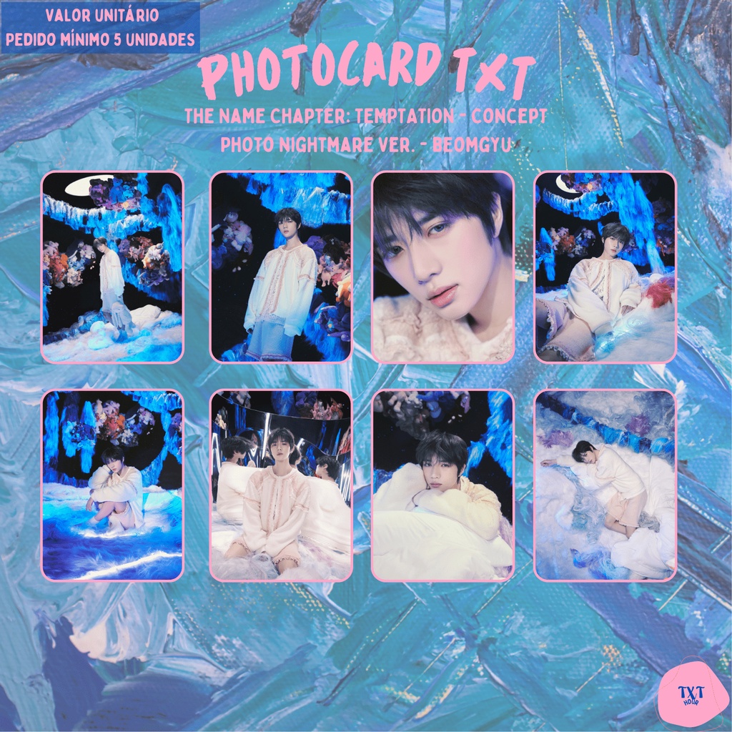 PHOTOCARD TXT (TOMORROW X TOGETHER) THE NAME CHAPTER: TEMPTATION