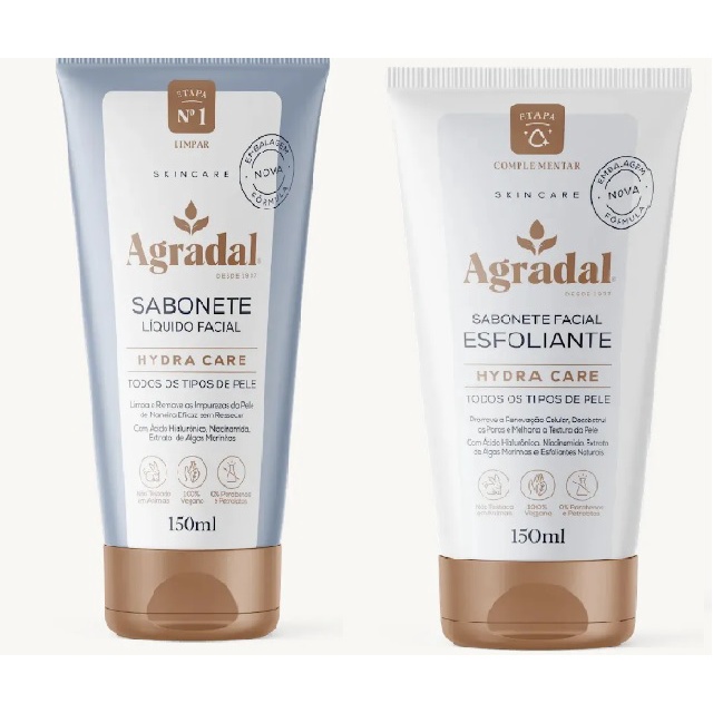 Sabonete Facial Agradal Hydra care 150 Ml