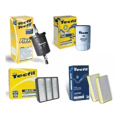 Kit Filtro Ar Oleo Cabine Combustivel Pajero Tr4 Flex