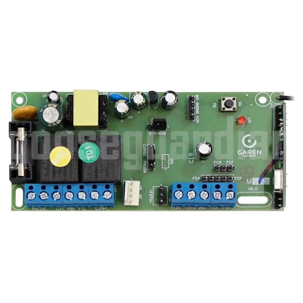 Placa Central Universal Motor Portão Eletrônico Garen