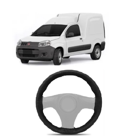 Capa de Volante Preta Para Fiorino Nova 2014 Até 2022 em Oferta na Shopee