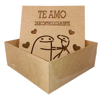 Caixa De Mdf Para Presente Surpresa Dia Dos Namorados Flork Meme