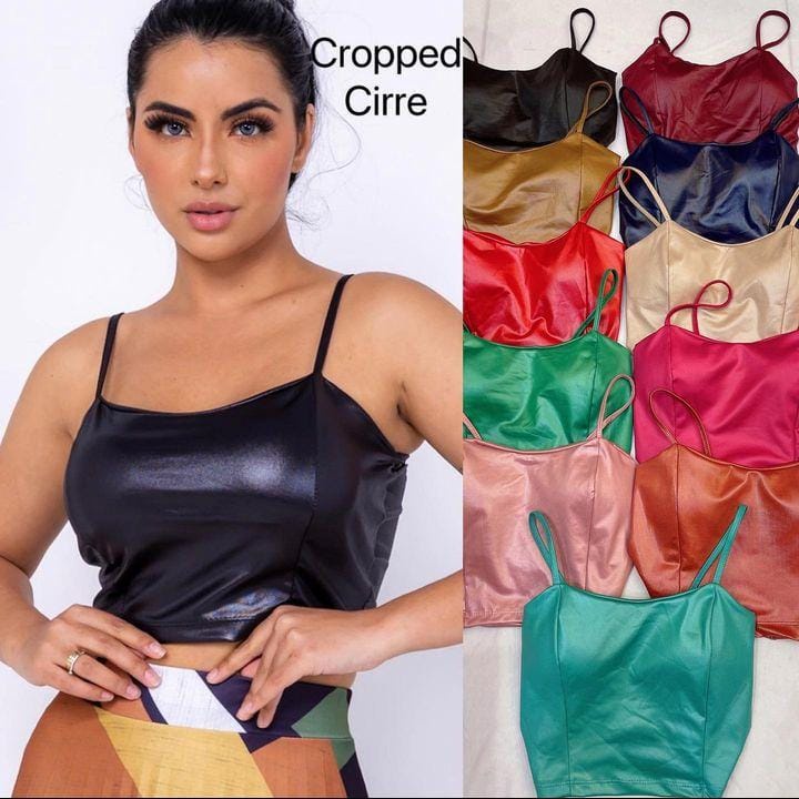 Cropped cirre de alcinha cod  073
